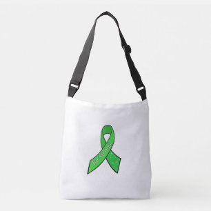 Lyme Disease Awareness Ribbon "Be Strong" Tasche