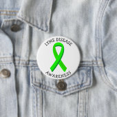 Lyme Disease Awareness Ribbon Button (Beispiel)