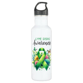 Lyme Disease Awareness Ribbon Edelstahlflasche