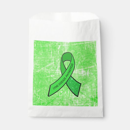 Lyme Disease Awareness Ribbon Gastgeschenk Bag Geschenktütchen (Vorderseite)