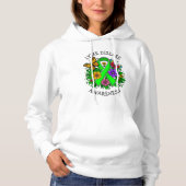 Lyme Disease Awareness Ribbon Hoodie (Vorderseite)