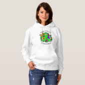 Lyme Disease Awareness Ribbon Hoodie (Vorne ganz)