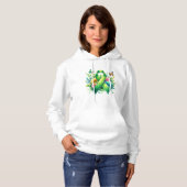 Lyme Disease Awareness Ribbon Hoodie (Vorne ganz)