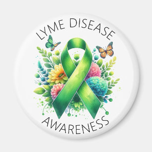 Lyme Disease Awareness Ribbon Magnet