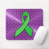 Lyme Disease Awareness Ribbon Maus Pad Mousepad (Mit Mouse)