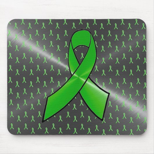 Lyme Disease Awareness Ribbon Maus Pad Mousepad (Vorne)