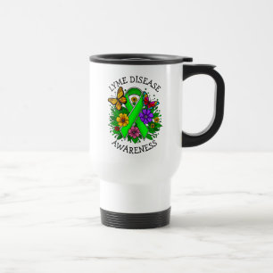 Lyme Disease Awareness Ribbon Reisebecher