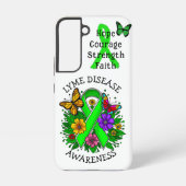 Lyme Disease Awareness Ribbon Samsung Galaxy Hülle (Rückseite)