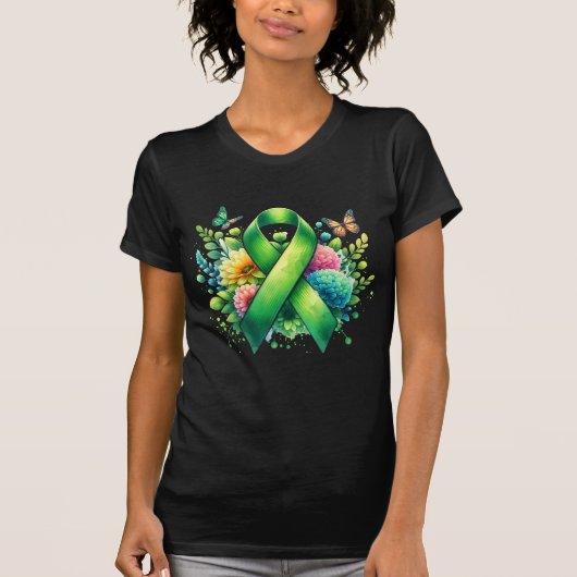 Lyme Disease Awareness Ribbon T-Shirt (Vorderseite)