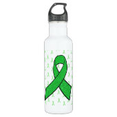 Lyme Disease Awareness Ribbon Water Flasche Trinkflasche (Vorderseite)