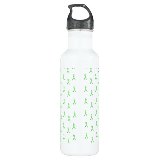 Lyme Disease Awareness Ribbon Water Flasche Trinkflasche (Rückseite)