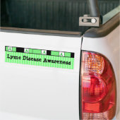 Lyme Disease Awareness Ribbons Autoaufkleber (Auf Lkw)