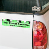 Lyme Disease Awareness Ribbons Autoaufkleber (Auf Lkw)