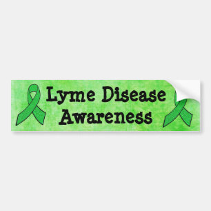 Lyme Disease Awareness Ribbons Autoaufkleber