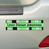 Lyme Disease Awareness Ribbons Autoaufkleber (Auf Auto)