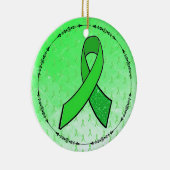 Lyme Disease Awareness Ribbons Ornament (Rechts)