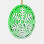 Lyme Disease Awareness Ribbons Ornament (Rechts)
