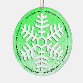 Lyme Disease Awareness Ribbons Ornament (Links)