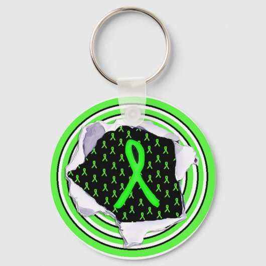 Lyme Disease Awareness Schlüsselanhänger (Vorderseite)