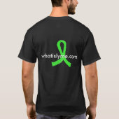 Lyme Disease Awareness Shirt with Tick (Rückseite)