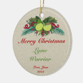 Lyme Disease Christmas Ornament Gift #lymedisease (Links)