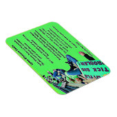 Lyme Disease Facts Protest Picture Magnet (Rechte Seite)