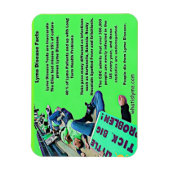 Lyme Disease Facts Protest Picture Magnet (Vertikal)