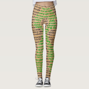 Lyme Disease Gefühls Poster, verleugnet, verehrt, Leggings