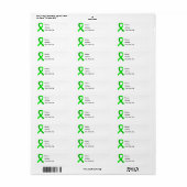 Lyme Disease Lime Green Ribbon 3 (Vorne)