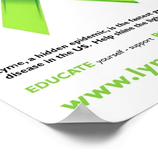 Lyme Disease Poster (Ecke)