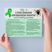Lyme Disease Prevention Educational Flyer (Hand)