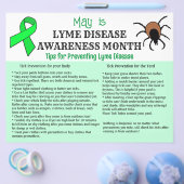 Lyme Disease Prevention Educational Flyer (Einzeln)
