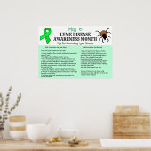 Lyme Disease Prevention Educational Poster (Küche)