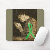Lyme Disease Ribbon Praying Mouse Pad Mousepad (Mit Mouse)