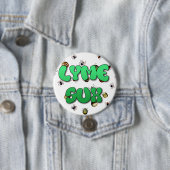 Lyme Disease SucksTicks-Schaltfläche Button (Beispiel)
