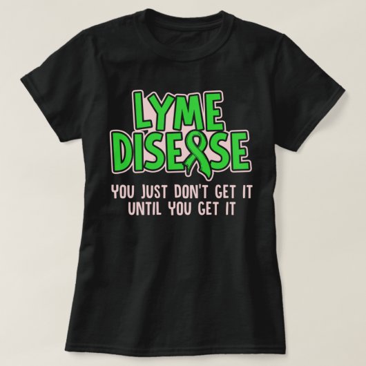 Lyme Disease Survivor Infect Warrior Awareness Swe T-Shirt (Design vorne)