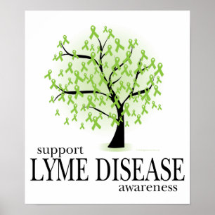 Lyme Disease Tree Poster
