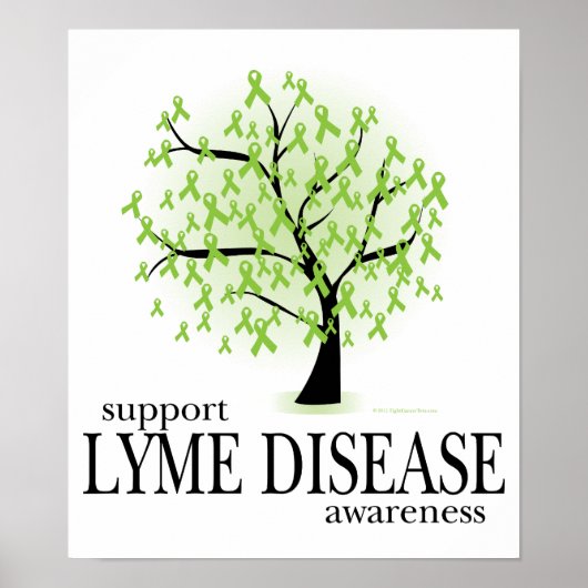 Lyme Disease Tree Poster (Vorne)