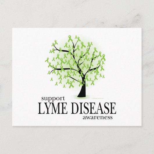 Lyme Disease Tree Postkarte (Vorderseite)