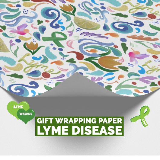 Lyme Disease vorhanden Geschenkgutschrift #lyme #l Geschenkpapier