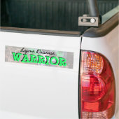 Lyme Disease Warrior Autoaufkleber (Auf Lkw)