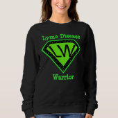 Lyme Disease Warrior Superhero Shirt (Vorderseite)