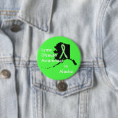 Lyme-Erkrankung Bewusstsein im Alaska-Button Button (Beispiel)