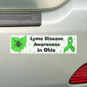 Lyme-Erkrankung Bewusstsein im Ohio-Autoaufkleber Autoaufkleber (Auf Auto)