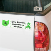 Lyme-Erkrankung Bewusstsein im Ohio-Autoaufkleber Autoaufkleber (Auf Lkw)