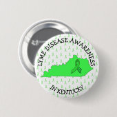 Lyme-Erkrankung Bewusstsein in Kentucky Button (Vorne & Hinten)