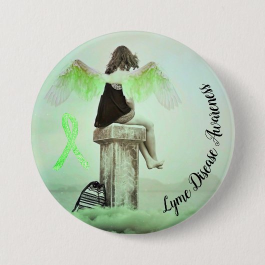 Lyme-Erkrankung Button (Vorderseite)