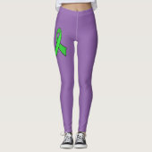 Lyme-Erkrankung Leggings mit Schmetterling (Vorderseite)