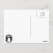 Lyme-Erkrankung Postkarte (Rückseite)