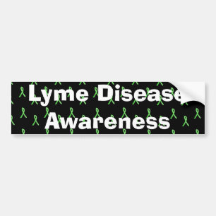 Lyme-Erkrankung Sensibilisierung für Lyme-Ribbons- Autoaufkleber